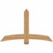 Ekena Millwork Bellingham Timber Gable Bracket, Western Red Cedar, 60"W x 38"H x 3 1/2"D x 5 1/2"F, 15/12 Pitch GBW060X38X0406BEL00SWR - alternate 1